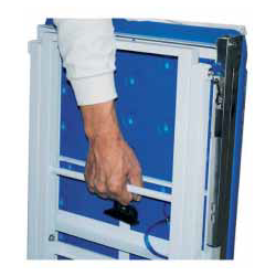 Mesa plegable con horca