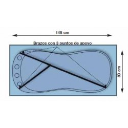 Bañera de polietileno eléctrica
