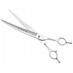 Tijera Génesis cobalto curva de 8" 22 cm.