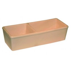 Comedero/bebedero doble de Cerámica 