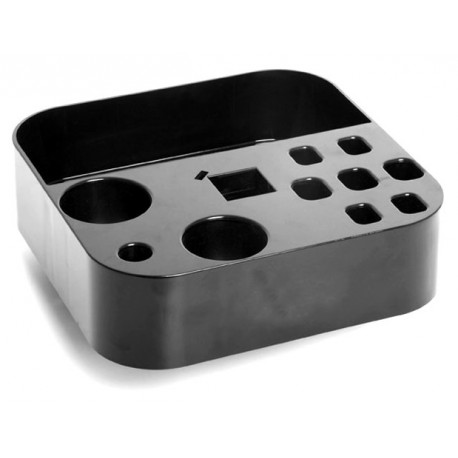 Colgador de materiales para mesa de peluquería