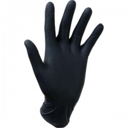 Guantes de nitrilo negro