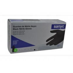 Guantes de nitrilo negro