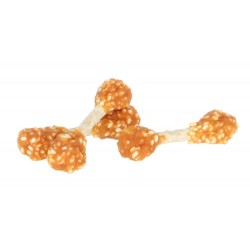 Pesas de pollo y arroz