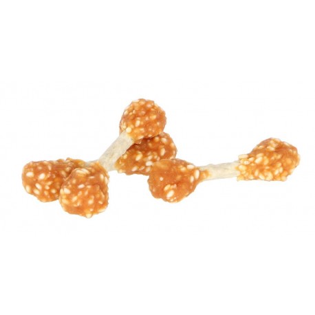 Pesas de pollo y arroz