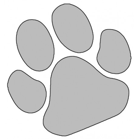 Adhesivos decorativos de patas 11 cm