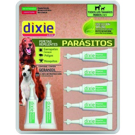 Pipeta repelente para perros de todos los tamaños