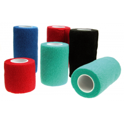 Venda cohesiva La Bouvet 5 cm, Roja