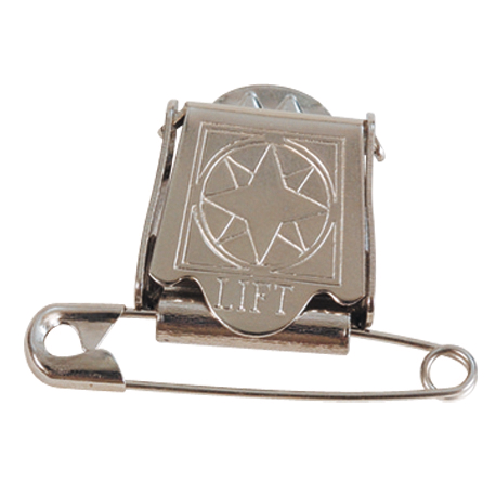 Pinza clip para dorsal en exposiciones