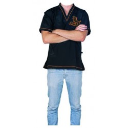 Blusón negro unisex.